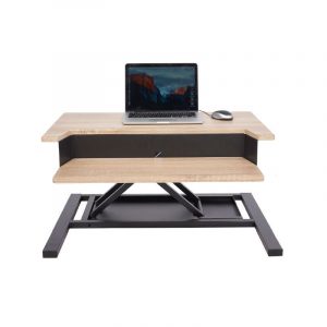 Sit stand desk converter