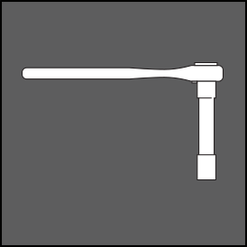 17mm ratchet / socket